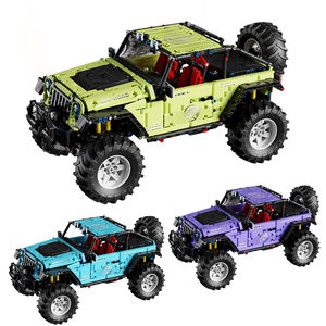 2680 adet teknolojik yapı tuğlaları Buggy 1:8 montaj Off Road araba modeli çocuk DIY eğitici oyun plastik blok oyuncaklar - Product Image 1