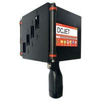 Imprimante portable 100 mm pour jet d'encre manuel TIJ, code de date, numéro de lot, logo, code QR, code-barres, imprimante de cartes, alimentée par batterie
