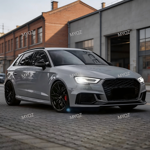 Kit di Conversione Stile RS4 per Audi <span class=keywords><strong>A4</strong></span> B9 Berlina 2016-2019, Include Paraurti Anteriore, Labbro Anteriore e Griglia a Nido d'Ape - Product Image 4