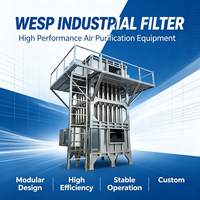 Precipitador Electrostático Húmedo Industrial (WESP) para la Purificación de Aerosoles Condensables en Gases de Combustión de Calderas de Cervecerías