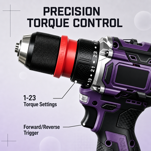 Perceuse sans fil TQ JH-Series Gen 2 16,8 V, couple élevé 60 N.m, 23 vitesses, 2000 tr/min, visseuse électrique pour bricolage et OEM - Product Image 4