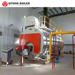 Caldera <span class=keywords><strong>de</strong></span> Vapor Industrial Horizontal <span class=keywords><strong>de</strong></span> Baja Presión WNS <span class=keywords><strong>de</strong></span> 3 Toneladas, Alimentada con <span class=keywords><strong>Gas</strong></span> Natural/Biogás - Product Image 2