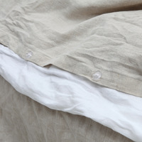 Vente en gros 100% tissu de lin lavé teinture unie respirant pour lit et rideau 280cm utilisation pour Textile à la maison et rembourrage