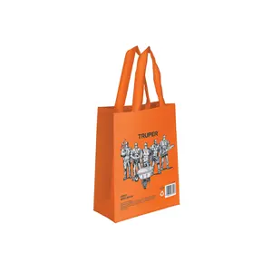 Caja de 100 Bolsas Ecológicas Naranjas de 30 x 34 cm, TRUPER - Product Image 1