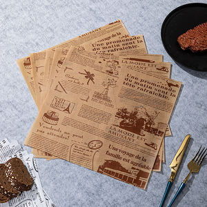 Feuilles carrées de papier alimentaire résistant à l'huile pour la cuisson, la préparation culinaire et le service des aliments - Product Image 2