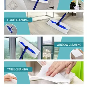 Lookon Wet Wipes Fabricante Não-tecidos Cozinha Piso Pano De Limpeza Piso Eletrostática Dusting Cloth Floor Mop Wipes