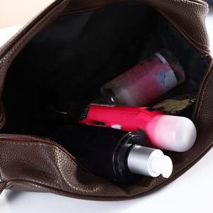 Sac à cosmétiques en cuir PU Portable femmes trousse de maquillage hommes voyage articles de toilette organisateur sacs à main étanches <span class=keywords><strong>femme</strong></span> <span class=keywords><strong>pochette</strong></span> sacs - Product Image 2