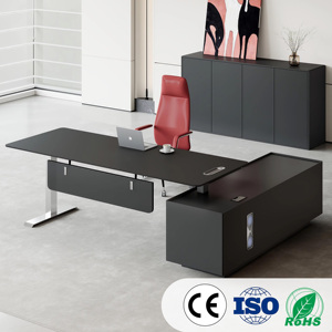 Escritorio Ejecutivo Moderno de Lujo para CEO, Escritorio Grande para Gerente, Escritorio de Computadora de Alta Gama, Muebles de Oficina con Cajonera - Product Image 1