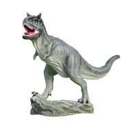 Escultura de Mascota de Dinosaurio de Fibra de Vidrio Personalizada, Tamaño Real, para Uso en Exteriores, Parques de Atracciones y Jardines, Color/Tamaño Personalizables