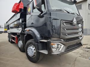รถบรรทุกหนักมือสอง sinotruck Haohan 8x4 12ล้อ40Ton ขุดดีเซลรถบรรทุกหนัก Weichai เครื่องยนต์ด้านซ้ายพวงมาลัยด้านหลังยูโร4 6x4 - Product Image 2