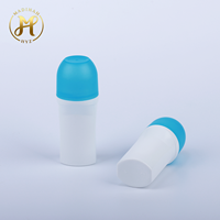 Vente en gros de contenants de déodorant en PP de 50 ml avec bouchon à vis pour lotion, huile essentielle, parfum et soins de la peau