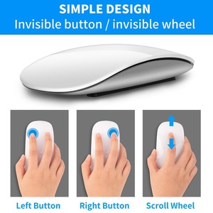 BT Ultra Slim Portable Wireless Arc Touch Sensitive <span class=keywords><strong>Magic</strong></span> <span class=keywords><strong>Mouse</strong></span> pour <span class=keywords><strong>Apple</strong></span> Mac Laptop Android Windows - Product Image 3