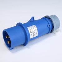 NOUVEAU TYPE Hot Selling Haute Qualité Bleu Étanche Industriel 16A Multi Mâle Prises Électriques Plug