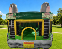 Château gonflable commercial en PVC avec souffleur, installation facile et garantie d'un an pour jeux intérieurs/extérieurs