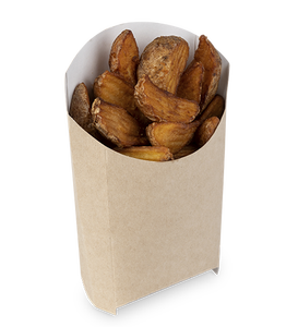 กล่องอาหารแบบซ้อนได้สำหรับขายส่ง OSQ Kraft Fry ขนาด L พร้อมโลโก้สั่งทำพิเศษ - Product Image 1