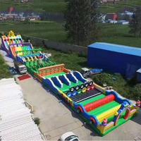 Château gonflable géant de qualité commerciale avec toboggan pour enfants, aire de jeux intérieure en vente, château gonflable