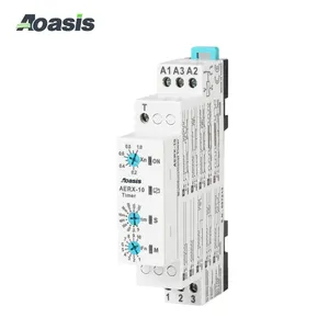 AOASIS AERX-10 Multifunctional Timer Relay Countdown Digital Time Delay Relay