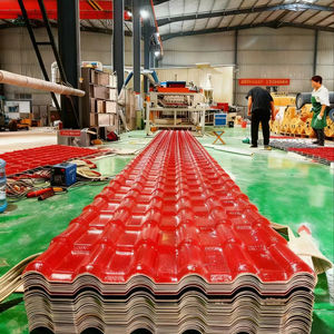 대나무 모양 내열성 PVC 지붕 타일 호텔용 평지붕 타일 몰드 - Product Image 4