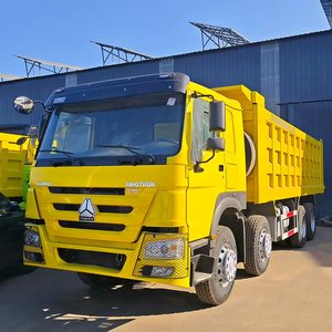 Camions bennes d'occasion Howo de Chine, 10 roues, 12 roues, 8x4, 6x4, 371 CV, 30, 35, 40, 50 tonnes, à vendre - Product Image 3