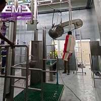 Équipement d'abattage de porcs professionnel, petit abattoir, ligne de machines d'abattage et de boucherie porcine