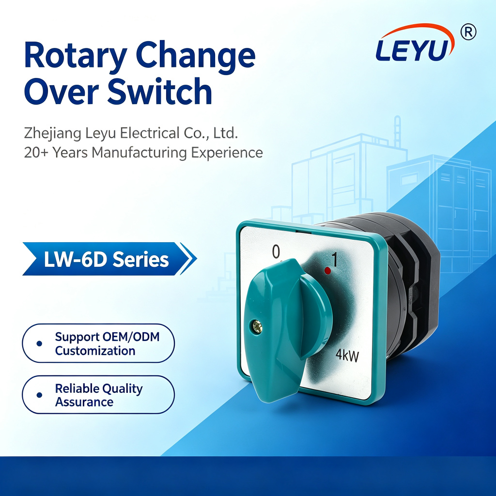 LW6D Rotary Cam <strong>Changeover</strong> <strong>Switch</strong> Multi-Position Selector 30A <strong>440V</strong> Metal 2NO2NC 180 Rotation Panel Mount Industrial Control