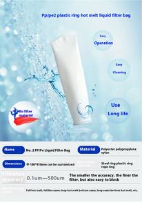 Venda quente alcalino-resistindo nylon filtro saco filtração de água filtro meias - Product Image 5