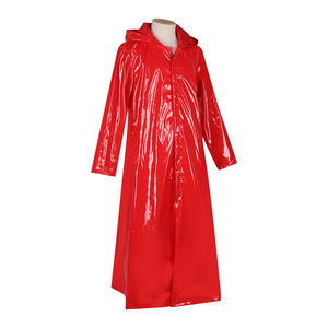 Disfraz de Halloween de Star's Edge Fear Street, Impermeable Rojo de Vinilo - Product Image 3