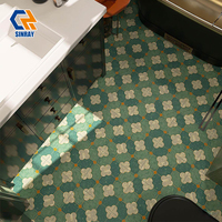 Bordes de Porcelana Mate Antibacterianos Antideslizantes con Textura de Piedra para Pisos, ACCENTS, Azulejos Modernos para Interiores, Apartamentos, Habitaciones y Baños
