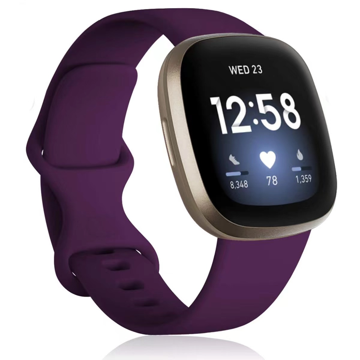 Гибкий ТПУ Смарт-ремешок для Fitbit Sense силиконовый регулируемый резиновый ремешок унисекс водонепроницаемый ремешок для часов
