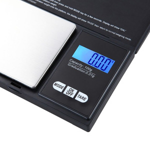 Báscula para Joyería de 100g y 0.01g de Precisión, Báscula Digital de Bolsillo con Pantalla LCD, Báscula Portátil de Acero Inoxidable para Oro - Product Image 3