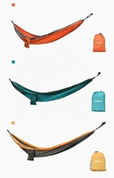 HISPEED OEM 210T Nylon Camping Hamacs Simple ou Double pour Plage ou Randonnée Qualité de Sommeil Accessoire Extérieur