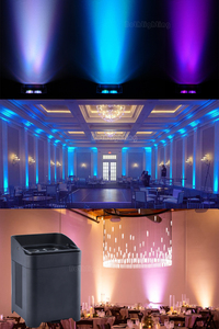 Waterproof 4Pcs Bags 4*18W RGBWA+UV Wireless DMX Battery LED Uplights WIFI Remote <strong>Control</strong> Stage Lights for Wedding Outdoor Event - Product Image 6