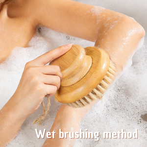 <span class=keywords><strong>Brosse</strong></span> corporelle ronde naturelle multi-matériaux OEM ODM de qualité supérieure pour massage anti-cellulite, exfoliation et bien-être de la peau - Product Image 6