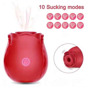 Yetişkin silikon gül vibratör 10-Speed klitoral emme Egg tor yumurta meme stimülatörü kadın seks oyuncak için atlama - Product Image 2