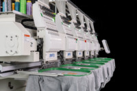Machine à broder informatisée JINYU avec 6 têtes, machine à broder par ordinateur multi-têtes