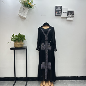 Robes musulmanes pour femmes en gros à bas prix, vêtements islamiques en tissu doux, coupe confortable pour <span class=keywords><strong>la</strong></span> <span class=keywords><strong>prière</strong></span> et le quotidien - Product Image 4