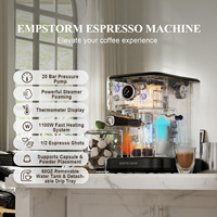 Pour Empstorm Express italien semi-automatique expresso cafetière Machine 220V Capsule professionnelle pour Nespresso pour ménage