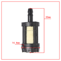 Filtres à carburant de tronçonneuse 4mm pour filtre à carburant à gaz pour Zf-1 Zf1 Stihl Poulan tronçonneuse tondeuse essence tronçonneuse souffleur de feuilles débroussailleuse