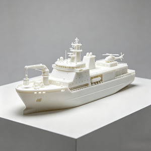 Servicio de Impresión 3D en Resina SLA Personalizado OEM, Modelo a Escala de Buque de Investigación, Prototipo, 1 Pieza MOQ, Entrega Rápida para Exhibición Marina - Product Image 1