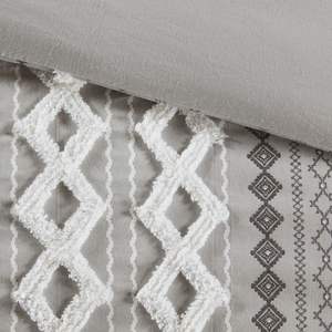 DB Luxury King Twin Size Juego de funda nórdica Algodón Impreso Chenille Geométrico Planta Tejida Técnicas para ropa de cama de invierno Mantas - Product Image 3