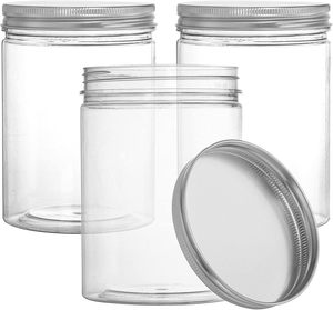 Pot en plastique transparent pour fruits secs et pop-corn 280ml 380ml 460ml 500ml 650ml Pots en plastique avec couvercle hermétique pour l'emballage alimentaire - Product Image 4