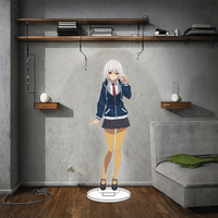 Figur Akrilik Besar Midnight Love Melody Amatsuki Mizuki dengan Cetakan UV, Hadiah Dekorasi untuk Iklan