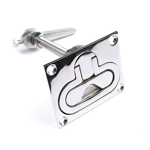 New 2 inch thép không gỉ 316 tuôn ra kéo Slam chốt Ổ khóa cửa với Lift xử lý nén chốt có thể khóa - Product Image 4