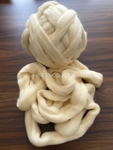 <span class=keywords><strong>Envío</strong></span> Directo, 100% Lana Merino Australiana, Hilo Grueso de Primera Calidad, Color Crema - Product Image 5