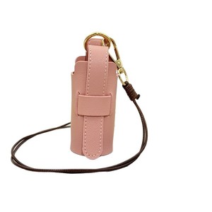 Porte-clés en PVC en forme de rouge à lèvres, pendentif populaire, ensemble d'accessoires pour sacs à main pour femmes, mini sac de rangement haut de gamme, étanche, avec sangle réglable - Product Image 1