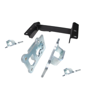 Support de fixation en aluminium sur mesure pour composants de transmission, soudé en acier