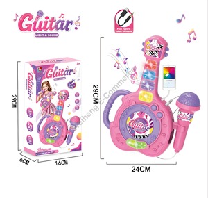 JOYSUN Speelgoed Kinderen STEM Educatief Speelgoed Mini Plastic Elektronische Gitaar Muziekspeelgoed met ABS Sensor 5 Scales - Product Image 6