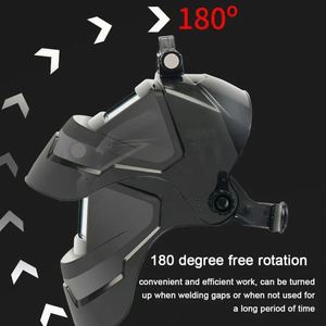 Casco de soldadura de oscurecimiento automático grande JY JY-A1938, material de PC, máscara de color real para soldador de arco, herramienta de corte y desbaste, uso en fiestas - Product Image 5