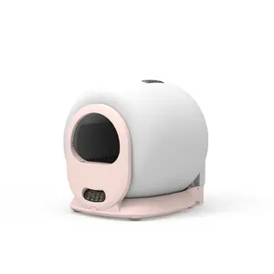 WIFI Toilet kucing Remote control otomatis terhubung dengan Internet kualitas tinggi Toilet kucing pembersih diri cerdas otomatis mewah