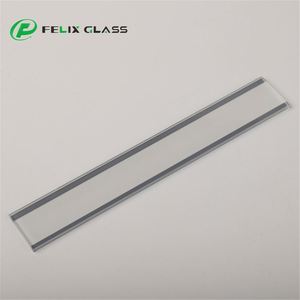 Bande de verre trempé personnalisée avec impression sérigraphique pour éclairage LED mural linéaire - Product Image 2